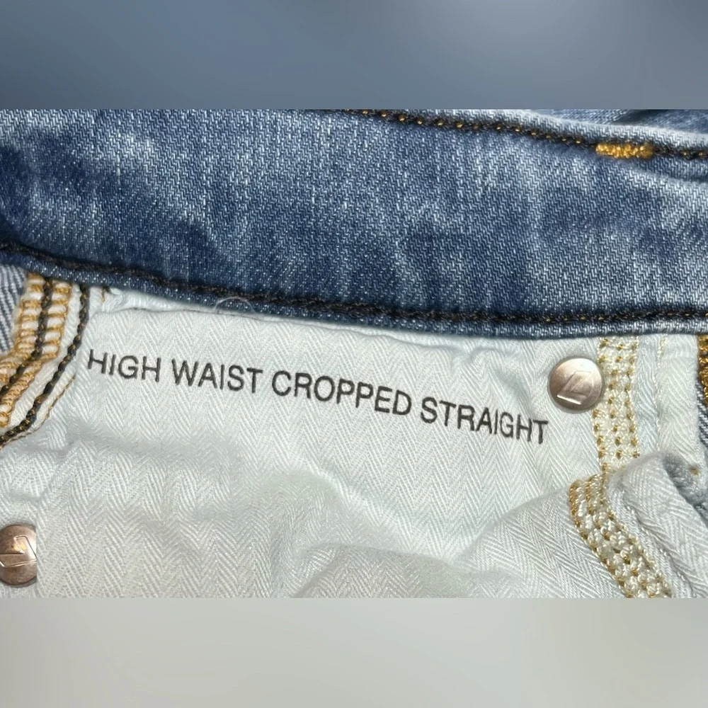 7 FOR ALL MANKIND Cropped Straight Jeans